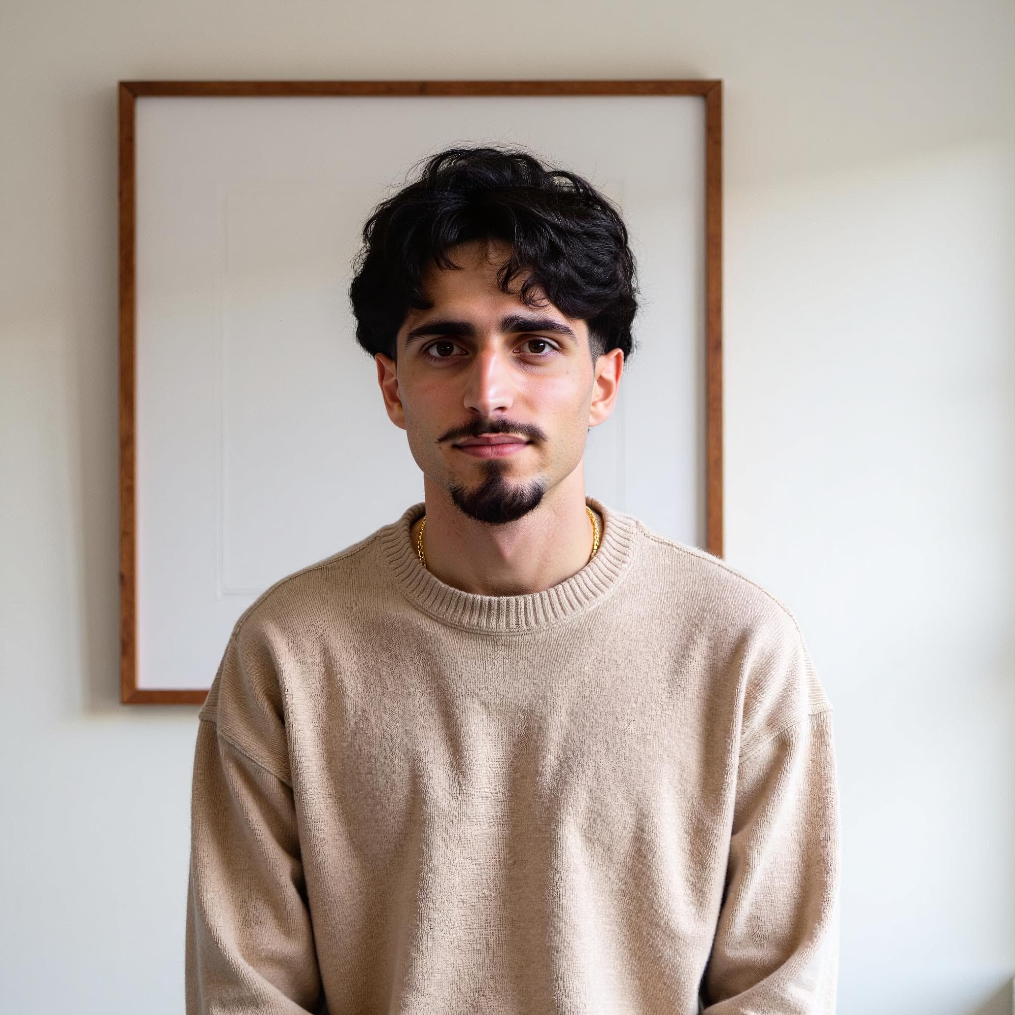 Minimal dating photo style Minimal AI dating photo style: Simple background and clear face